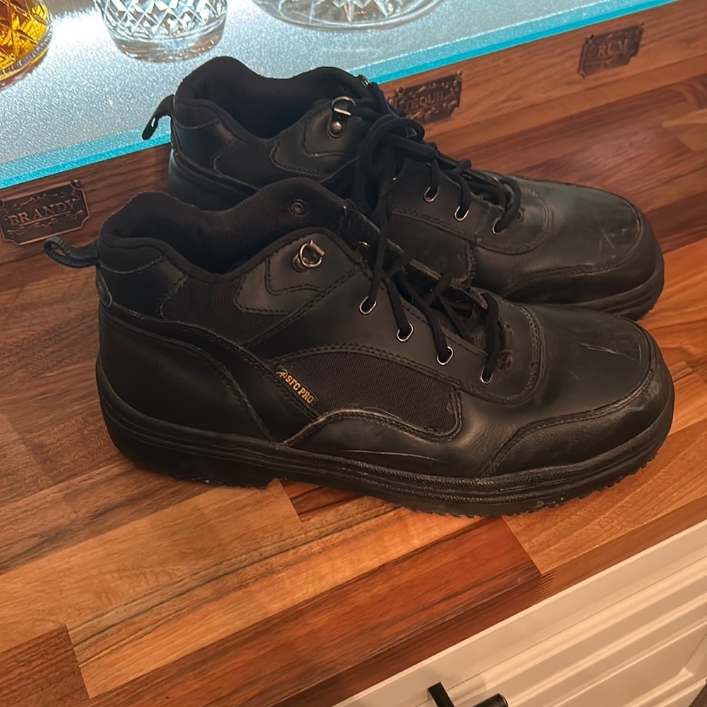 Mens 13  sfg shoes for Crew  steel toed boots